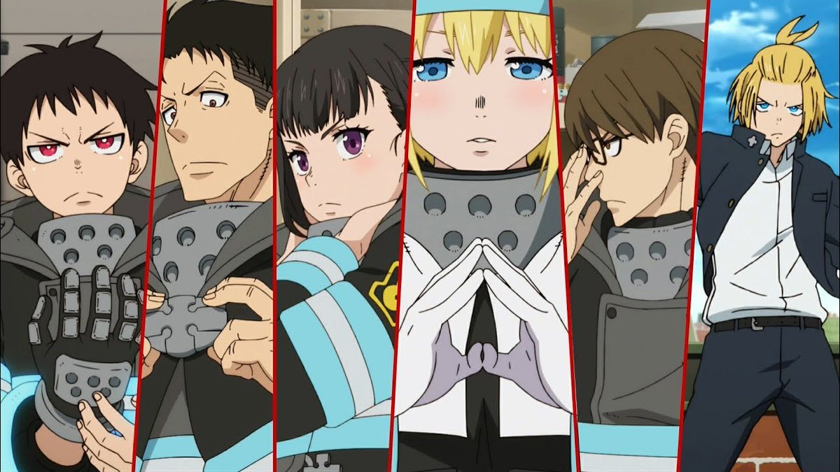 Personagens de Fire Force - Zona Crítica